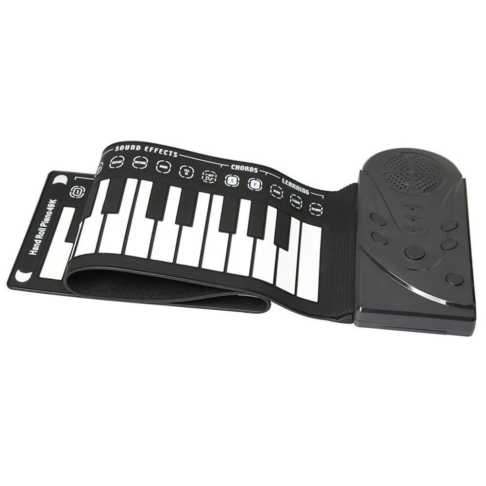 Toys Roll-Up Piano Silicone Flexible Folding Multi Style Portable Children Gift Musical Instrument 49 Keys Electronic Keyboard
Toys Roll-Up Piano Silicone Flexible Folding Multi Style Portable Children Gift Musical Instrument 49 Keys Electronic Keyboard