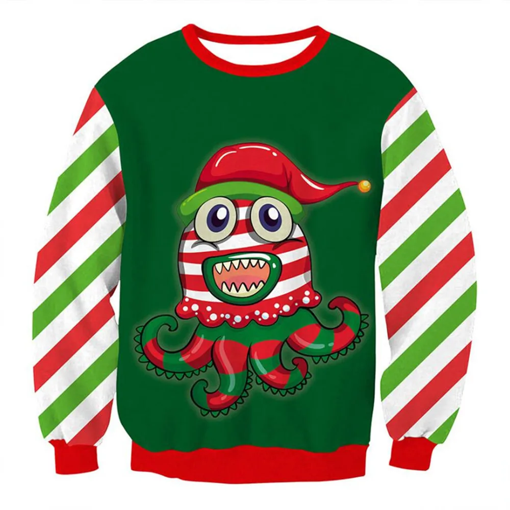 CLOOCL Animals Christmas Sweatshirt 3D Graphics Cartoon Christmas Octopus Splicing Pullovers Tops Men Clothing
CLOOCL Animals Christmas Sweatshirt 3D Graphics Cartoon Christmas Octopus Splicing Pullovers Tops Men Clothing