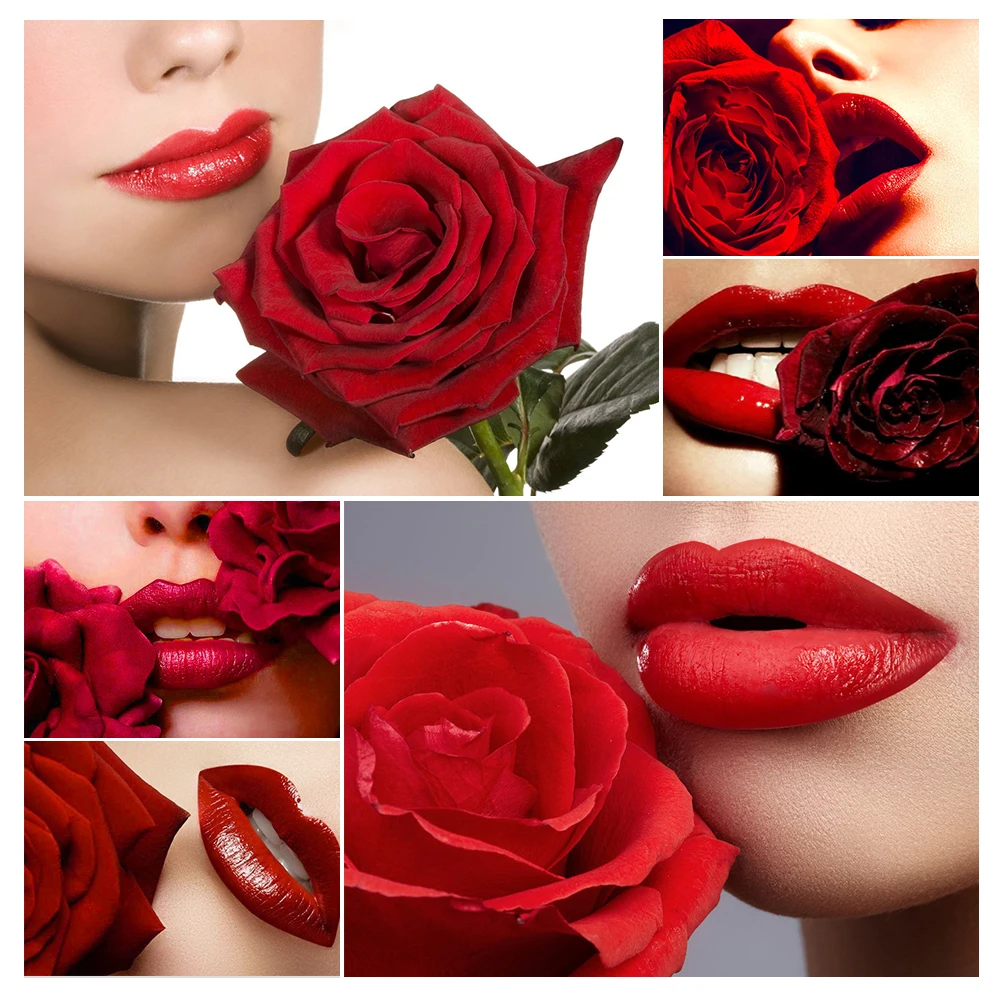 5D DIY Diamond Painting Red Lip Girl Rose Full Square/Round Diamond Embroidery Mosaic Rhinestone Cross Stitch Kit Wall Art Decor
5D DIY Diamond Painting Red Lip Girl Rose Full Square/Round Diamond Embroidery Mosaic Rhinestone Cross Stitch Kit Wall Art Decor
