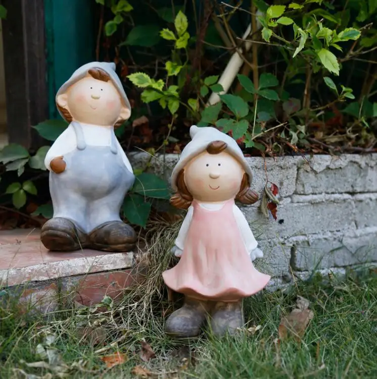 Pastoral Cute Couple Characters Resin Statue Accessories Garden Courtyard Villa Figurines Crafts Kid's Room Sculpture Decoration 
Pastoral Cute Couple Characters Resin Statue Accessories Garden Courtyard Villa Figurines Crafts Kid's Room Sculpture Decoration