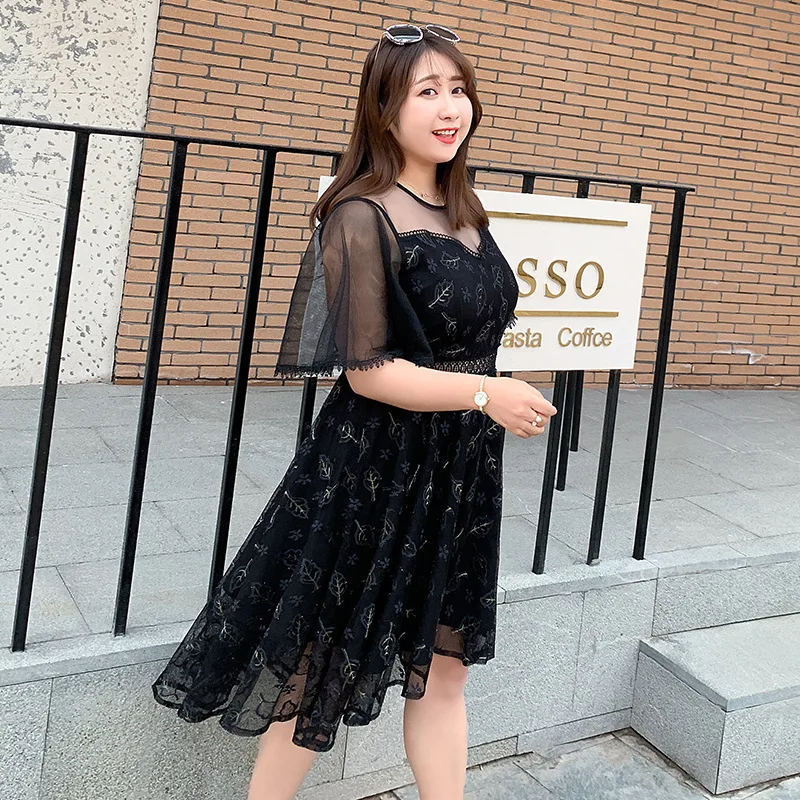 Sexy Lace Tulle Loose Black Peinted A-Line Solid Large Plus Size Ruffle Bohemian Party Holiday Club Elegant Dress
Sexy Lace Tulle Loose Black Peinted A-Line Solid Large Plus Size Ruffle Bohemian Party Holiday Club Elegant Dress