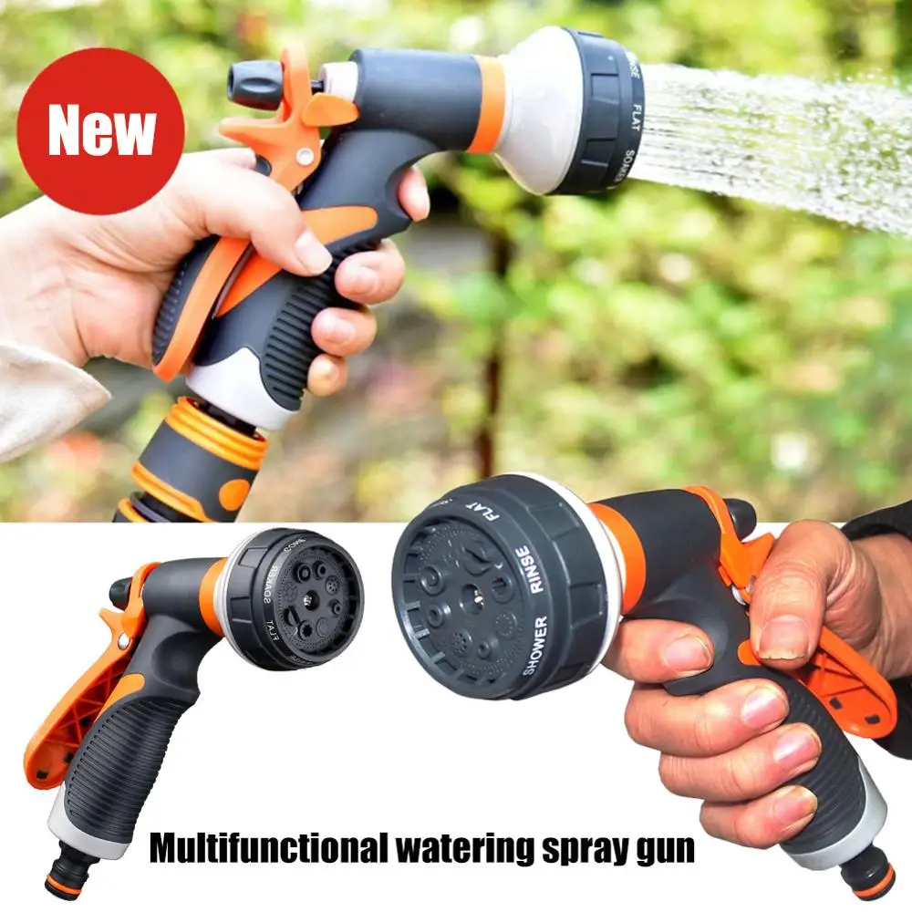 Multifunctional Garden Watering Spray Gun Household High Pressure Car Wash Nozzle Gun Handle Water Gun Gardening Irrigation Tool
Multifunctional Garden Watering Spray Gun Household High Pressure Car Wash Nozzle Gun Handle Water Gun Gardening Irrigation Tool