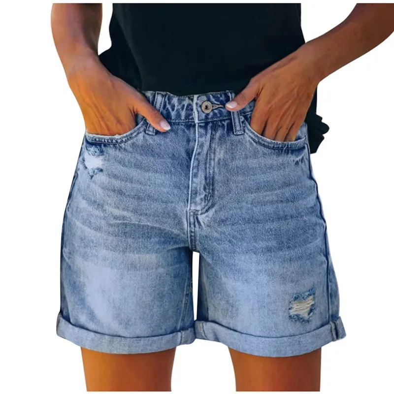 New 2021 Summer High Waist Denim Shorts Women Casual Loose Ladies Fashion Plus Size Elastic Waist Wide Leg Short Jeans Pockets
New 2021 Summer High Waist Denim Shorts Women Casual Loose Ladies Fashion Plus Size Elastic Waist Wide Leg Short Jeans Pockets