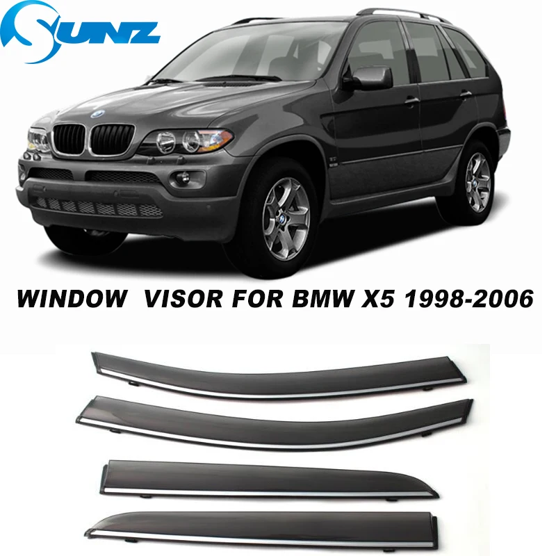 Side Window Visors For BMW X5 1998 1999 2000 2001 2002 2003 2004 2005 2006 Smoke Weathershields Sun Rain Deflector SUNZ
Side Window Visors For BMW X5 1998 1999 2000 2001 2002 2003 2004 2005 2006 Smoke Weathershields Sun Rain Deflector SUNZ
