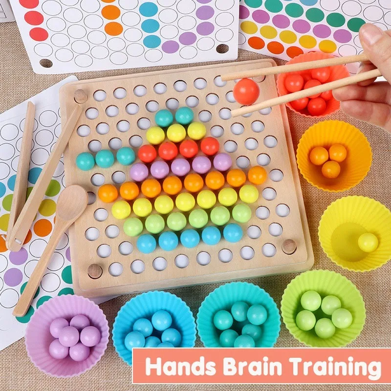 Wooden Montessori Kids Toys Hands Brain Training Clip Beads Puzzle Board Math Game Baby Early Educational Toy For Children
Wooden Montessori Kids Toys Hands Brain Training Clip Beads Puzzle Board Math Game Baby Early Educational Toy For Children