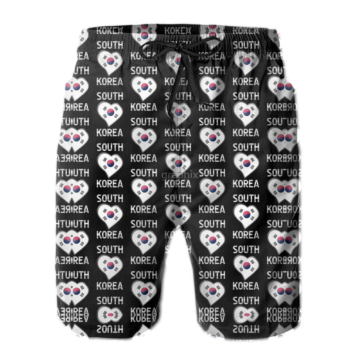 Beach Breathable Quick Dry Funny Novelty R333 Loose South Korea South Korean Flag Heart & Tex Male Shorts
Beach Breathable Quick Dry Funny Novelty R333 Loose South Korea South Korean Flag Heart & Tex Male Shorts