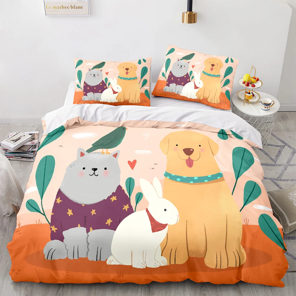 Cartoon Style 173208 Duvet Cover Set With Pillowcase, 245210 Quilt Cover,Rabbit Lovers Pattern King Size Bedding Set
Cartoon Style 173208 Duvet Cover Set With Pillowcase, 245210 Quilt Cover,Rabbit Lovers Pattern King Size Bedding Set