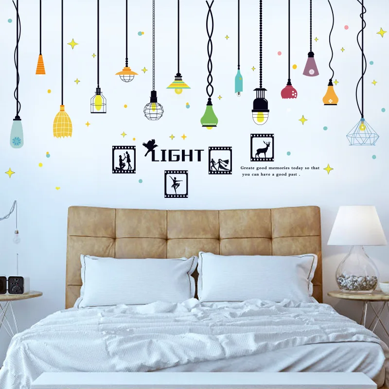 Color Chandelier Modern Nordic Bedroom Living Room Dining Room Background Wall Decorative Waterproof Removable Wall Sticker
Color Chandelier Modern Nordic Bedroom Living Room Dining Room Background Wall Decorative Waterproof Removable Wall Sticker