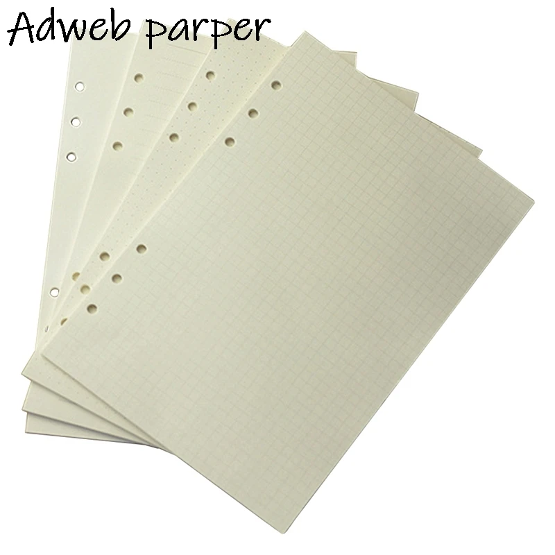 80 Sheets/Pack Loose Leaf Notebook Filler Paper Insert Refill 6 Holes A5 A6 Spiral Office & School Supplies
80 Sheets/Pack Loose Leaf Notebook Filler Paper Insert Refill 6 Holes A5 A6 Spiral Office & School Supplies
