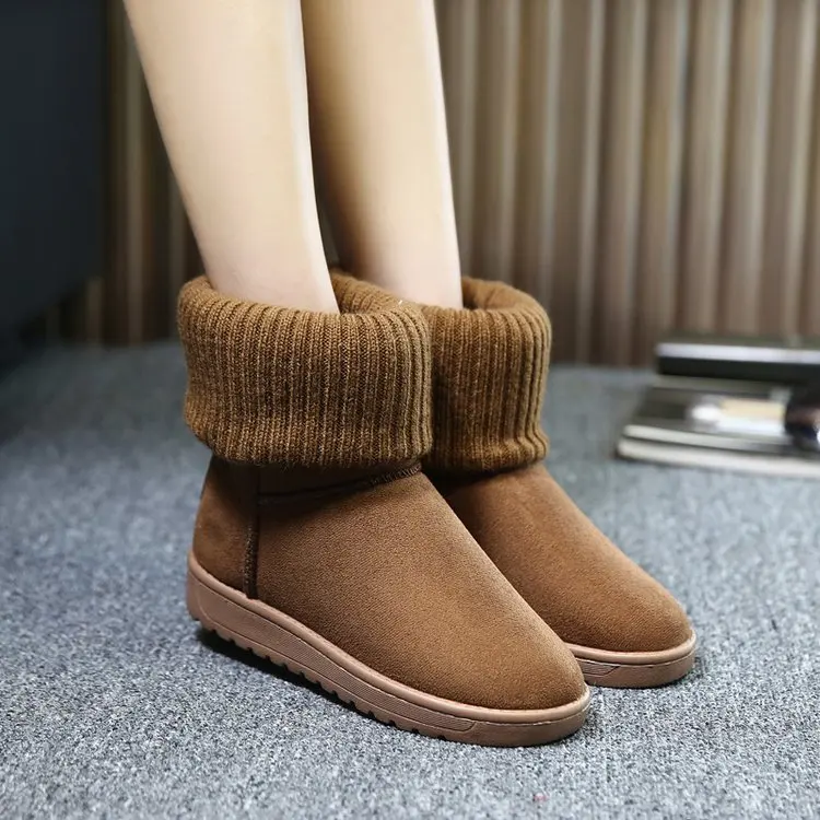Snow Boots For Women Shoes Flat Heel Boots-Women Round Toe Winter Footwear Low Rubber Autumn 2021 Ankle Ladies Elegant Basic Fa
Snow Boots For Women Shoes Flat Heel Boots-Women Round Toe Winter Footwear Low Rubber Autumn 2021 Ankle Ladies Elegant Basic Fa