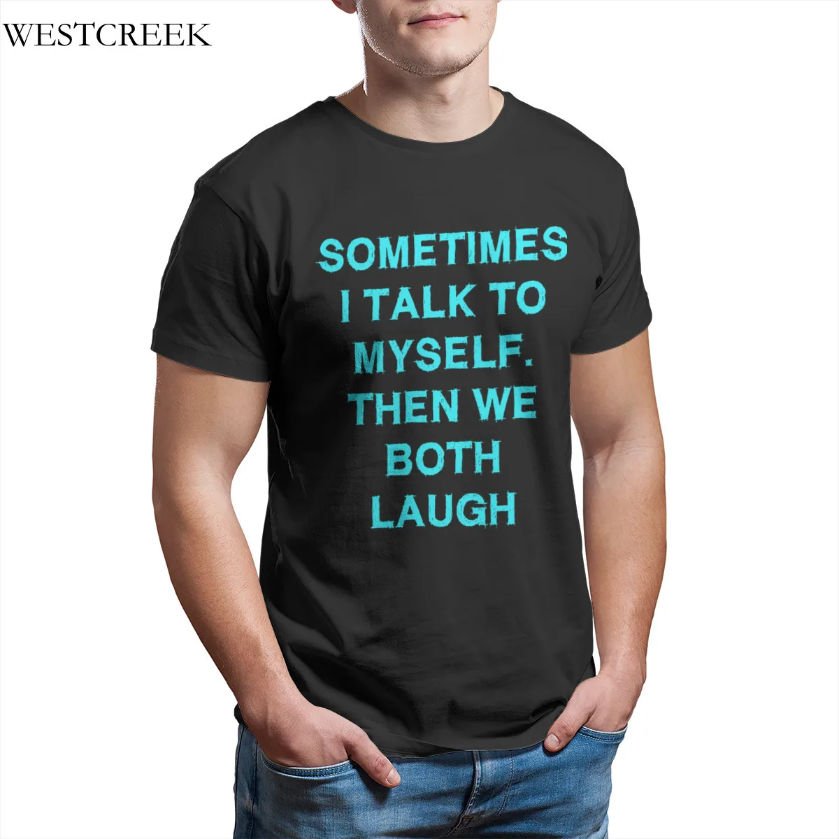 Wholesale Men's T-Shirt SOMETIMES I TALK TO MYSELF. THEN WE BOTH LAUGH Fashion Anime Sleeve Streetwear Tees 33237
Wholesale Men's T-Shirt SOMETIMES I TALK TO MYSELF. THEN WE BOTH LAUGH Fashion Anime Sleeve Streetwear Tees 33237