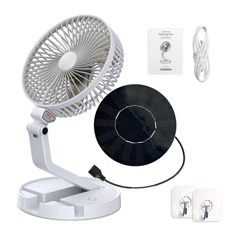 Foldable Solar Fan with LED light Set Portable USB Adjustable Cooling Fan for Home Desktop Outdoor Camping
Foldable Solar Fan with LED light Set Portable USB Adjustable Cooling Fan for Home Desktop Outdoor Camping