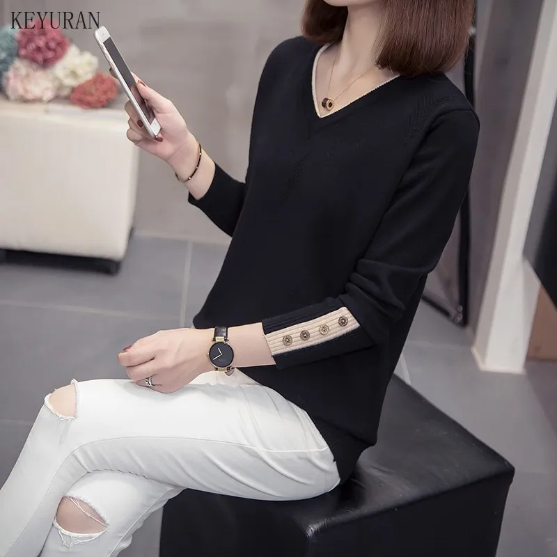 Autumn Winter Sweater Women 2021 New Elegant Solid Loose V-neck Knitted Sweater Oversize Female Pullovers Fashion Solid Tops
Autumn Winter Sweater Women 2021 New Elegant Solid Loose V-neck Knitted Sweater Oversize Female Pullovers Fashion Solid Tops
