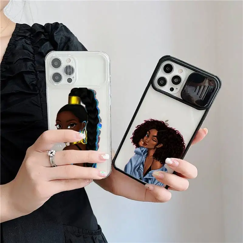 Afro Girls Black Women Phone Case For iPhone 7 8 11 12 X XS XR MINI Pro Max Plus Slide Camera Lens Protection coque shell funda
Afro Girls Black Women Phone Case For iPhone 7 8 11 12 X XS XR MINI Pro Max Plus Slide Camera Lens Protection coque shell funda