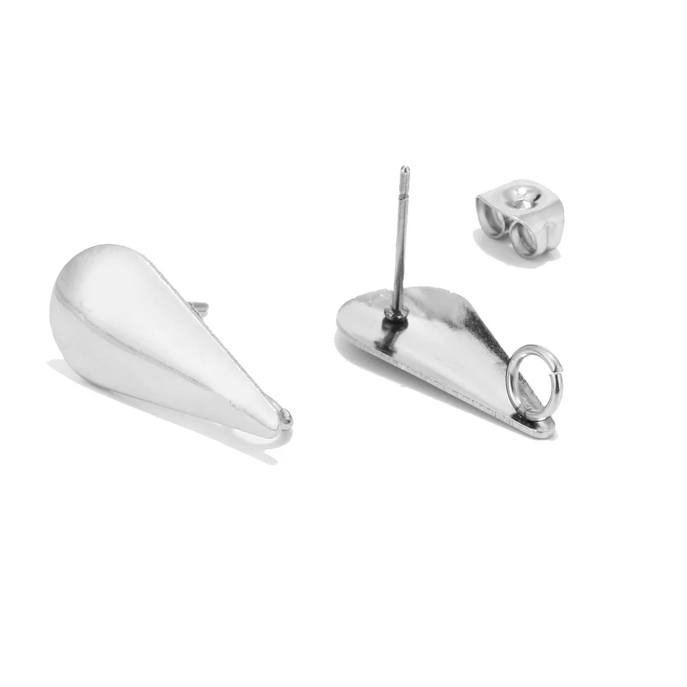 10pcs Stainless Steel Hypoallergenic Earring Findings Waterdrop Stud Earrings Connectors Gold
10pcs Stainless Steel Hypoallergenic Earring Findings Waterdrop Stud Earrings Connectors Gold