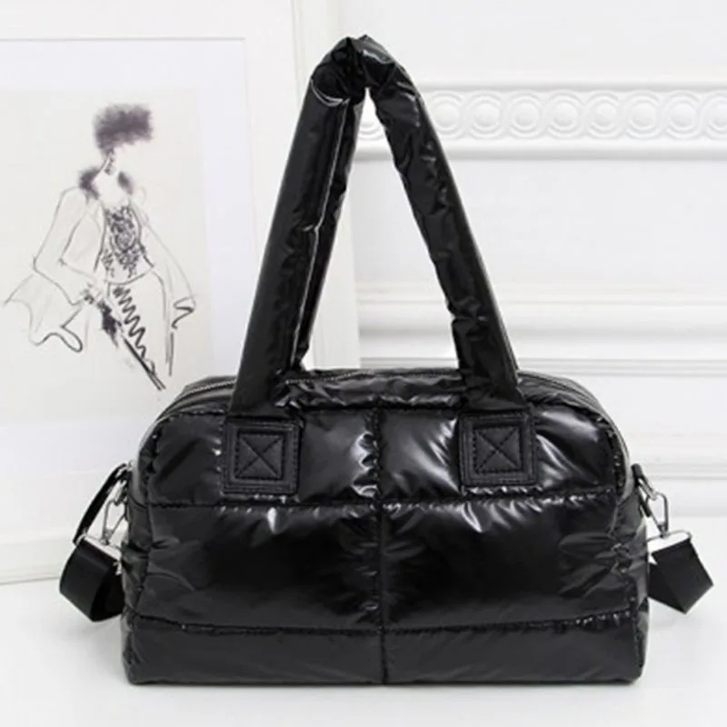 Vintage Women Tote Bags 2021 Down Cotton Shoulder Bag Padded Handbags Nylon Shopping Bag Winter Crossbody Bag Shopper Bag
Vintage Women Tote Bags 2021 Down Cotton Shoulder Bag Padded Handbags Nylon Shopping Bag Winter Crossbody Bag Shopper Bag