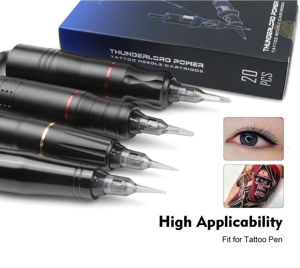 New 20pcs Mixed PMU Tattoo Needle Cartridge Permanent Makeup Cartridge for Universal Tattoo Machine Tattoo Needles 11U-0.18mm
New 20pcs Mixed PMU Tattoo Needle Cartridge Permanent Makeup Cartridge for Universal Tattoo Machine Tattoo Needles 11U-0.18mm