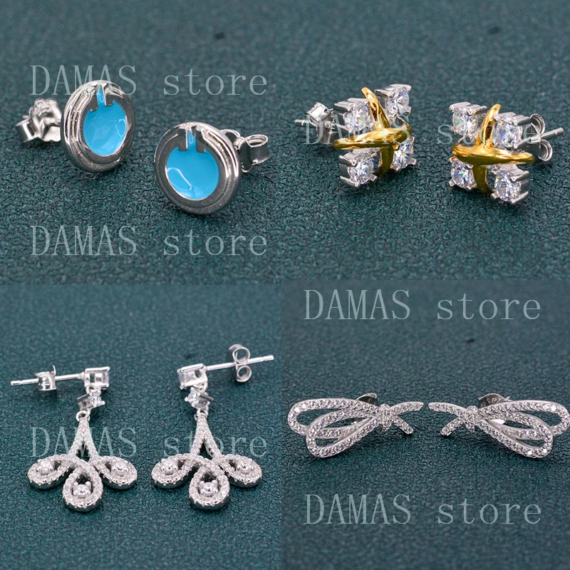 925 pure silver TIF classic fashion earrings suitable for women's party gift wholesale
925 pure silver TIF classic fashion earrings suitable for women's party gift wholesale