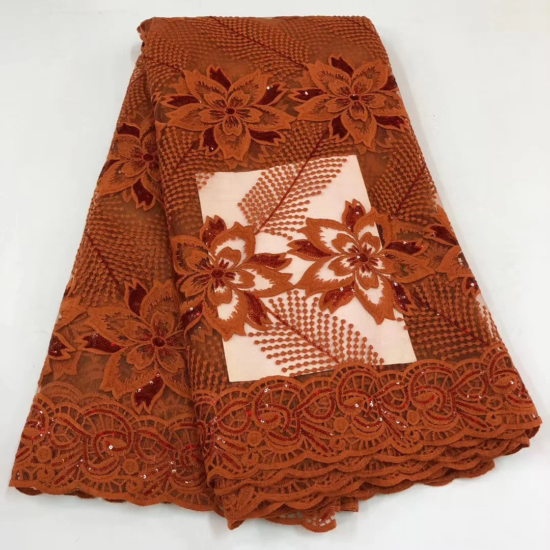 Nigeria lace fabric 2020 high quality sequined lace fabric embroidery tulle African French lace fabric sewing R3986
Nigeria lace fabric 2020 high quality sequined lace fabric embroidery tulle African French lace fabric sewing R3986