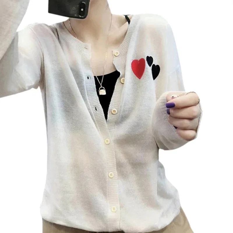 New 2020 Spring Summer Women's Coat Loose Large Size 4XL Sun Protection Clothing Ice Silk Knit Cardigan Casual Shirt Jacket 127
New 2020 Spring Summer Women's Coat Loose Large Size 4XL Sun Protection Clothing Ice Silk Knit Cardigan Casual Shirt Jacket 127