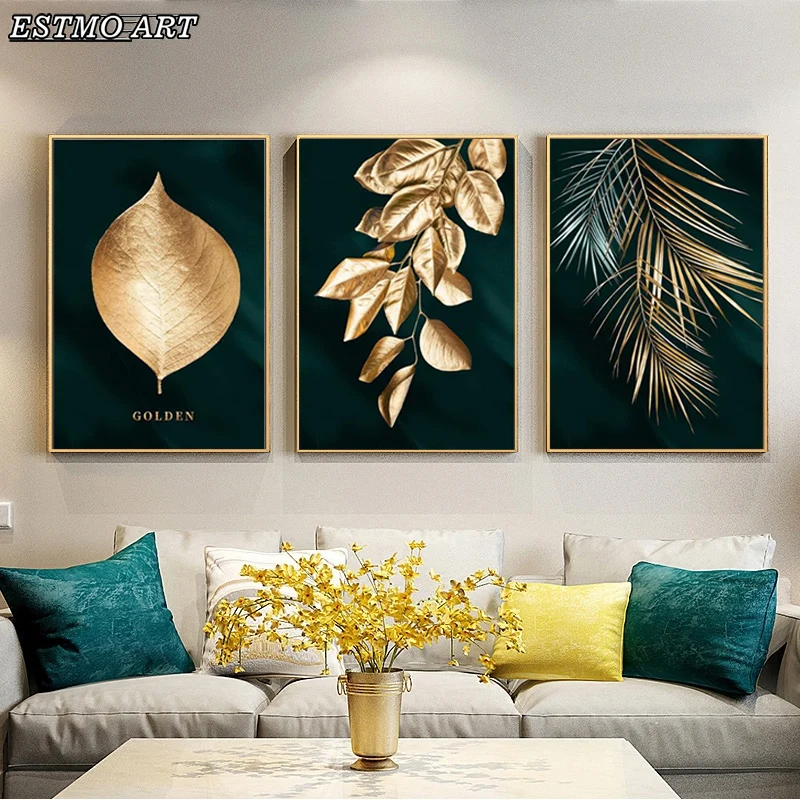 Canvas Painting Golden Plant Leaves Wall Poster Print Modern Style Art Living Room Decoration Pictures Modern Home Decor
Canvas Painting Golden Plant Leaves Wall Poster Print Modern Style Art Living Room Decoration Pictures Modern Home Decor