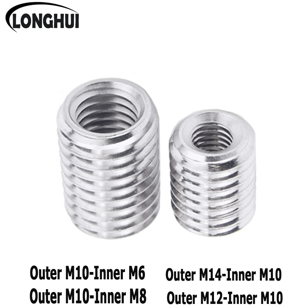 Наружный M10-Inner M6 / M8 к M10/M10 M12 /M10 M14 с внутренней наружной резьбой полый