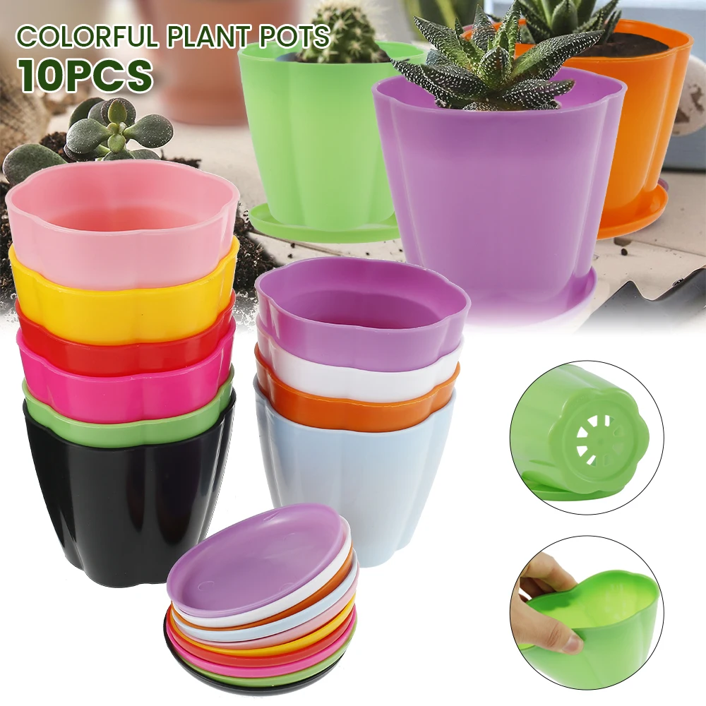 10 Sets Plastic Grow Box Fall Resistant Tray for Home Garden Plant Pot Nursery Transplant Flower Pots Grow Box Indoor Garden
10 Sets Plastic Grow Box Fall Resistant Tray for Home Garden Plant Pot Nursery Transplant Flower Pots Grow Box Indoor Garden