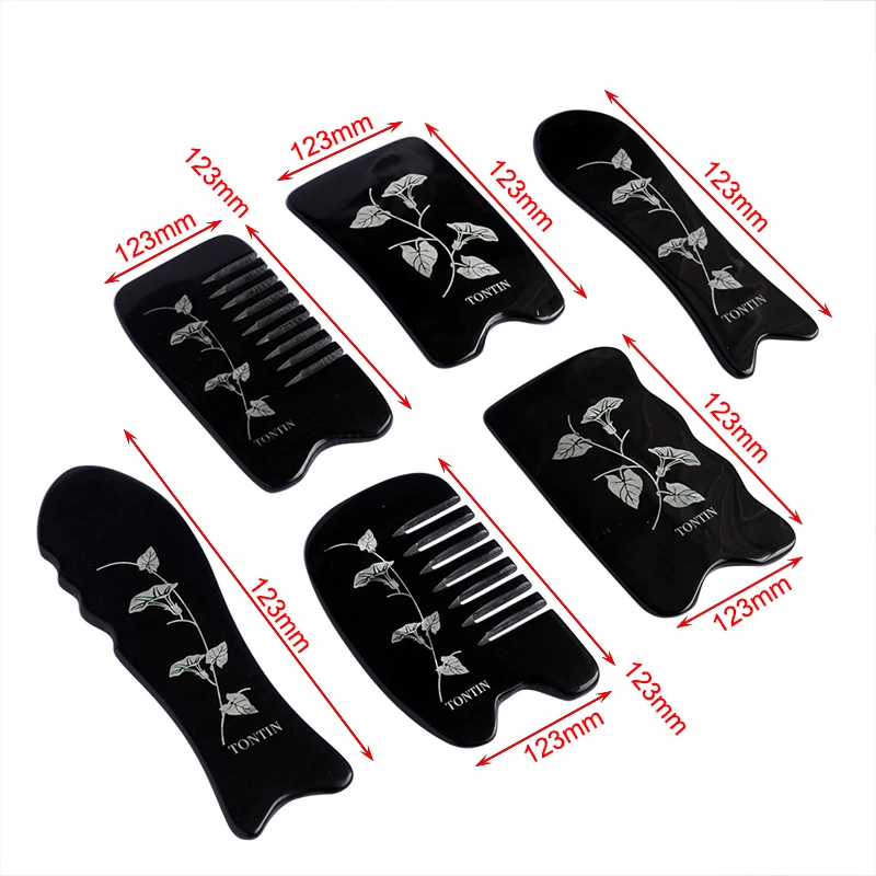 Tontin Carved Flowers Buffalo Ox Horn Beauty Guasha Scraping Tool Thin Arm Leg Slimming V Line Face Massage Guasha Plate
Tontin Carved Flowers Buffalo Ox Horn Beauty Guasha Scraping Tool Thin Arm Leg Slimming V Line Face Massage Guasha Plate