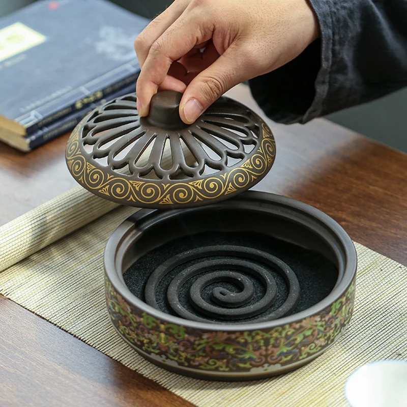 1Pc Extra Large Incense Burner Ceramic Mosquito Incense Burner Mosquito Repellent Indoor Incense Enamel Incense Burner
1Pc Extra Large Incense Burner Ceramic Mosquito Incense Burner Mosquito Repellent Indoor Incense Enamel Incense Burner