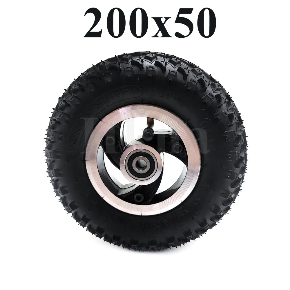 Good Quality 200x50 Pneumatic Wheel Tire 8 Inch 200*50 Inner Outer Tyre with Alloy Hub for Electric Scooter Parts
Good Quality 200x50 Pneumatic Wheel Tire 8 Inch 200*50 Inner Outer Tyre with Alloy Hub for Electric Scooter Parts