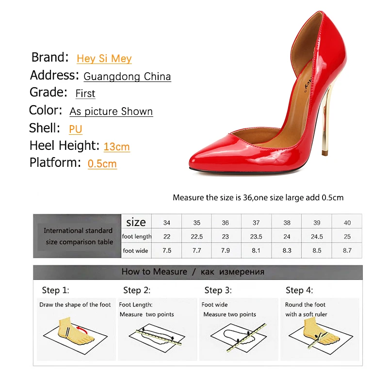 Heysimey High Heels Women Shoes 2021 New PU Pointed Toe Shallow Mouth Female Pumps13cm Plus Size Solid Color Model Catwalk Shoes 
Heysimey High Heels Women Shoes 2021 New PU Pointed Toe Shallow Mouth Female Pumps13cm Plus Size Solid Color Model Catwalk Shoes