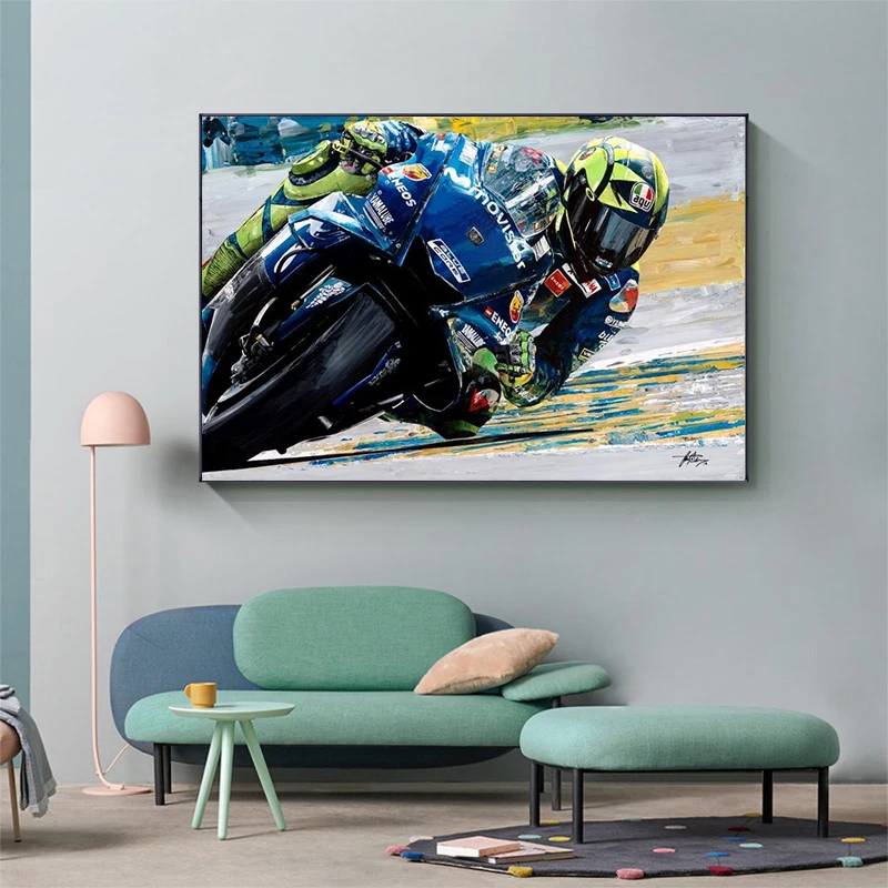 Modern Motorcycle Racer Oil Prints Canvas Painting Cool Posters Print Cuadros Wall Art Picture for Living Room Home Decoration
Modern Motorcycle Racer Oil Prints Canvas Painting Cool Posters Print Cuadros Wall Art Picture for Living Room Home Decoration