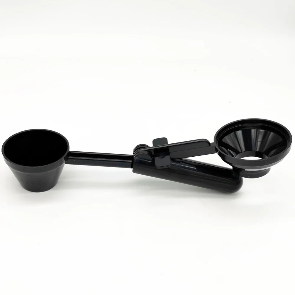 Coffee Scoop with Funnel Coffee Spoon Coffee Accessories for Single-Serve Refillable Capsules (Black)
Coffee Scoop with Funnel Coffee Spoon Coffee Accessories for Single-Serve Refillable Capsules (Black)