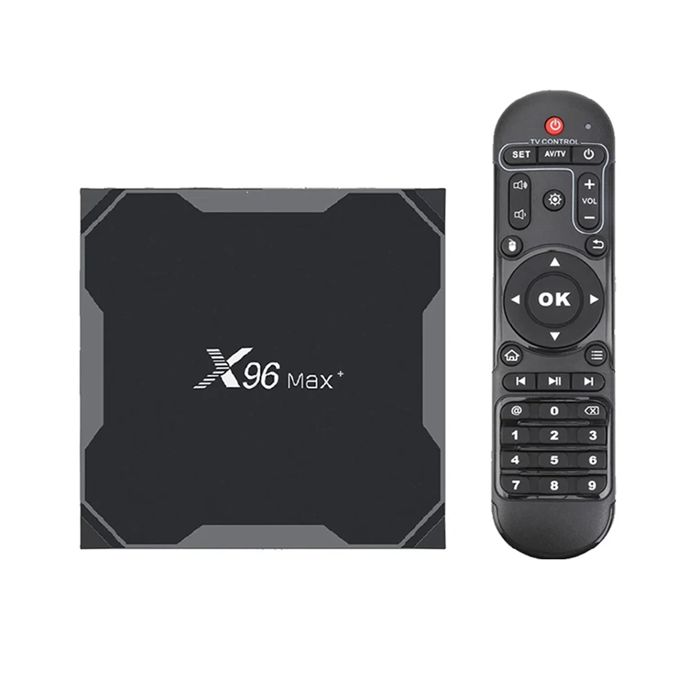 X96 MAX Plus Smart TV Box Android 9.0 Amlogic S905X3 Quad Core Dual Wifi Set Top Box
X96 MAX Plus Smart TV Box Android 9.0 Amlogic S905X3 Quad Core Dual Wifi Set Top Box