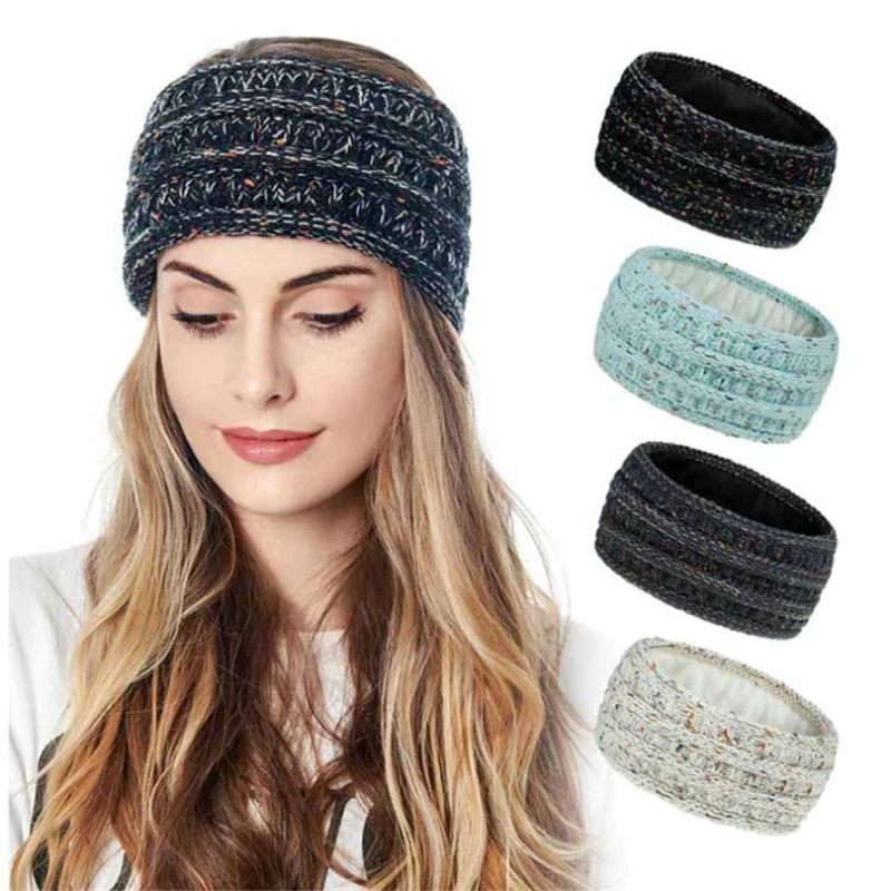 New style wool knitted headband hair accessories European and American fluorescent color pure color plus velvet sports headband
New style wool knitted headband hair accessories European and American fluorescent color pure color plus velvet sports headband