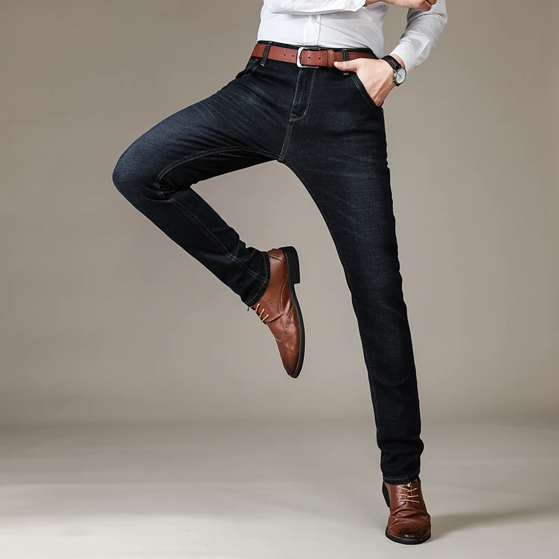 Brother Wang Brand New Men's Black Jeans Business Fashion Classic Style Elastic Slim Trousers Male
Brother Wang Brand New Men's Black Jeans Business Fashion Classic Style Elastic Slim Trousers Male