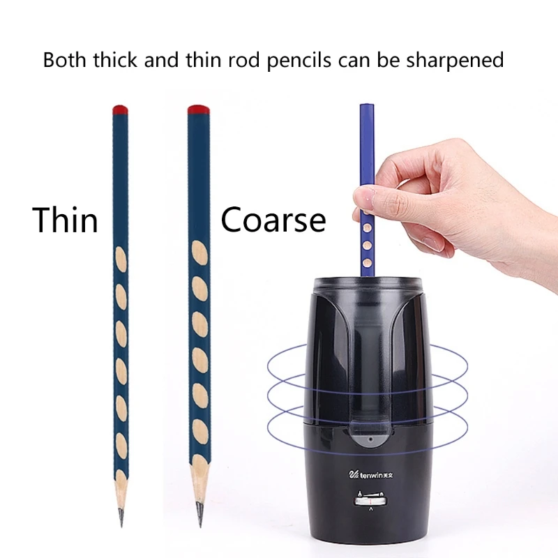 Large Automatic Electric Pencil Sharpener Heavy Duty Stationery Colored Pencils Mechanical USB For Children F2TA
Large Automatic Electric Pencil Sharpener Heavy Duty Stationery Colored Pencils Mechanical USB For Children F2TA