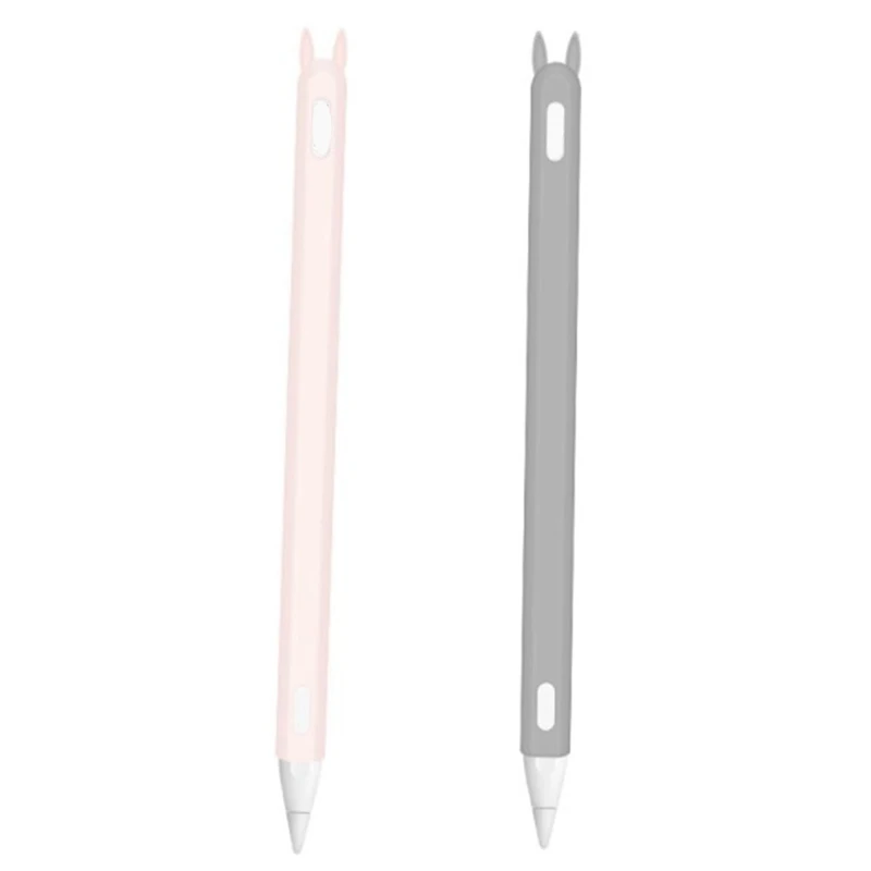 Силиконовый чехол с кошачьими ушками, 2 шт., защитный чехол для Apple Pencil 2 (серый и розовый)
Силиконовый чехол с кошачьими ушками, 2 шт., защитный чехол для Apple Pencil 2 (серый и розовый)
