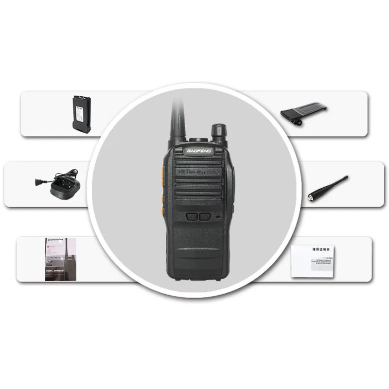 

NEW BaoFeng BF-S88 Walkie Talkie UHF 400-470MHz 5W 16 CH FM Flashlight Portable Two Way Radio