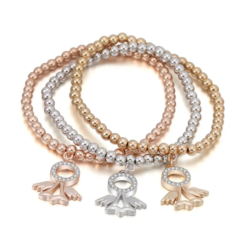 DIY Angles Charm Bracelet 3pcs/set Cute Beaded Bracelets For Women Female Jewelry Christmas Prom Gifts Dropshipping 2020
DIY Angles Charm Bracelet 3pcs/set Cute Beaded Bracelets For Women Female Jewelry Christmas Prom Gifts Dropshipping 2020