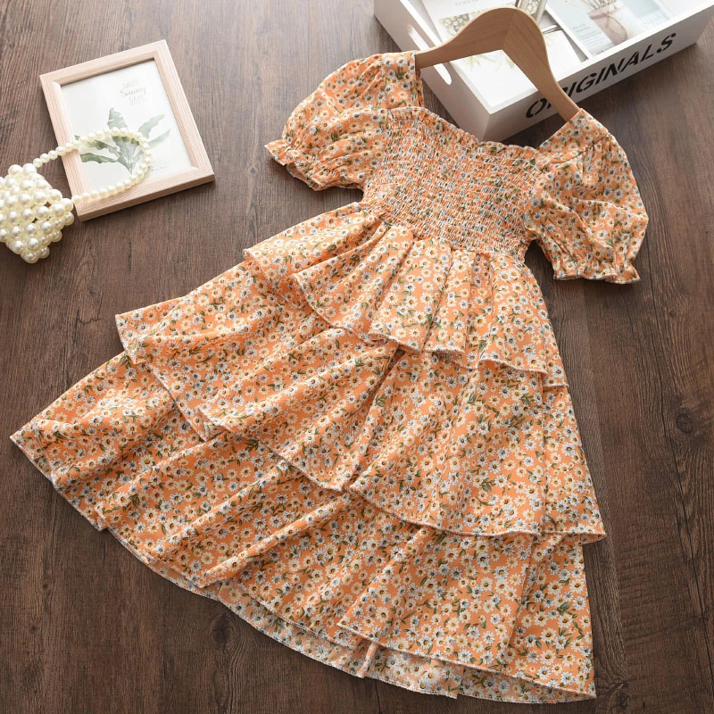 Girls Princess Bowtie Dresses 2021 New Trend Summer Kids Fashion Flower Costumes Chidlren Floral Party Cute Vestidos 2-7 Years
Girls Princess Bowtie Dresses 2021 New Trend Summer Kids Fashion Flower Costumes Chidlren Floral Party Cute Vestidos 2-7 Years