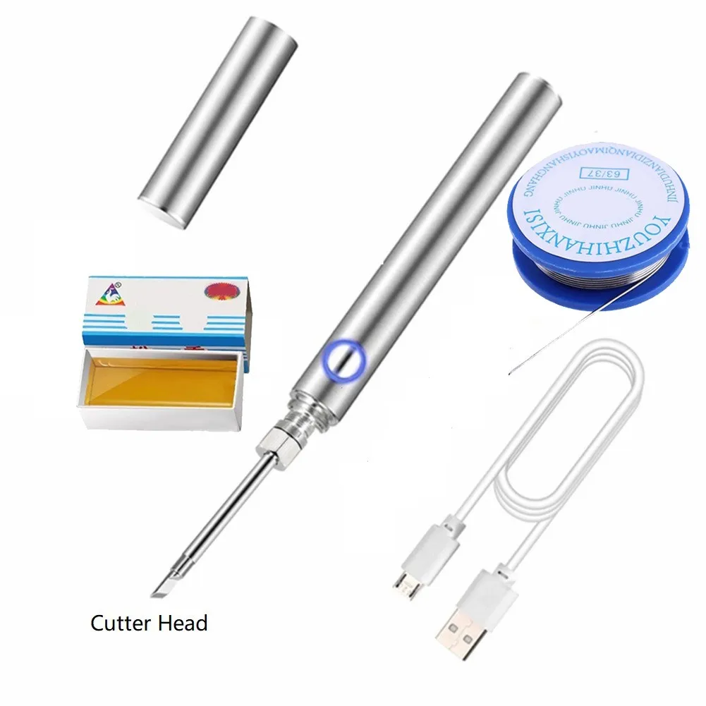 Portable USB Charging Soldering Iron Used For Welding Jewelry Repair DIY Lovers USB High-power Fast Heat Wireless Soldering Iron
Portable USB Charging Soldering Iron Used For Welding Jewelry Repair DIY Lovers USB High-power Fast Heat Wireless Soldering Iron