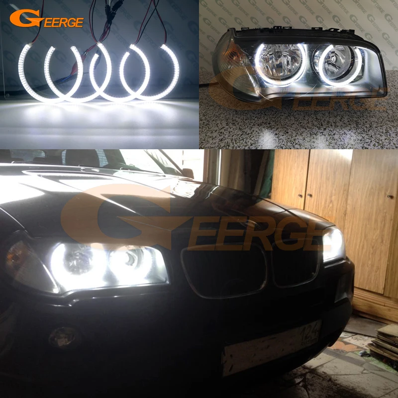 Для BMW E83 X3 facelift 2007 2008 2009 2010 ультра яркий SMD светодиодный ангельские глазки набор