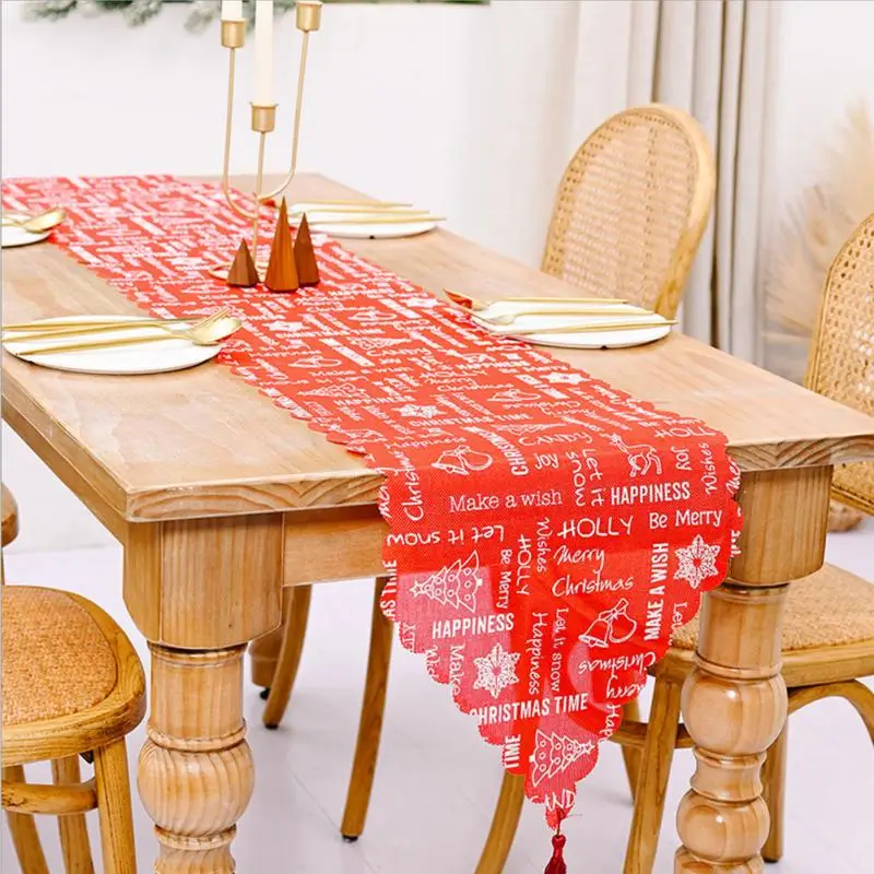 Christmas Decorations Table Runner Linen Printed Table Flag Table Decoration Tablecloth Mat New Year's Decor 2021 Navidad
Christmas Decorations Table Runner Linen Printed Table Flag Table Decoration Tablecloth Mat New Year's Decor 2021 Navidad