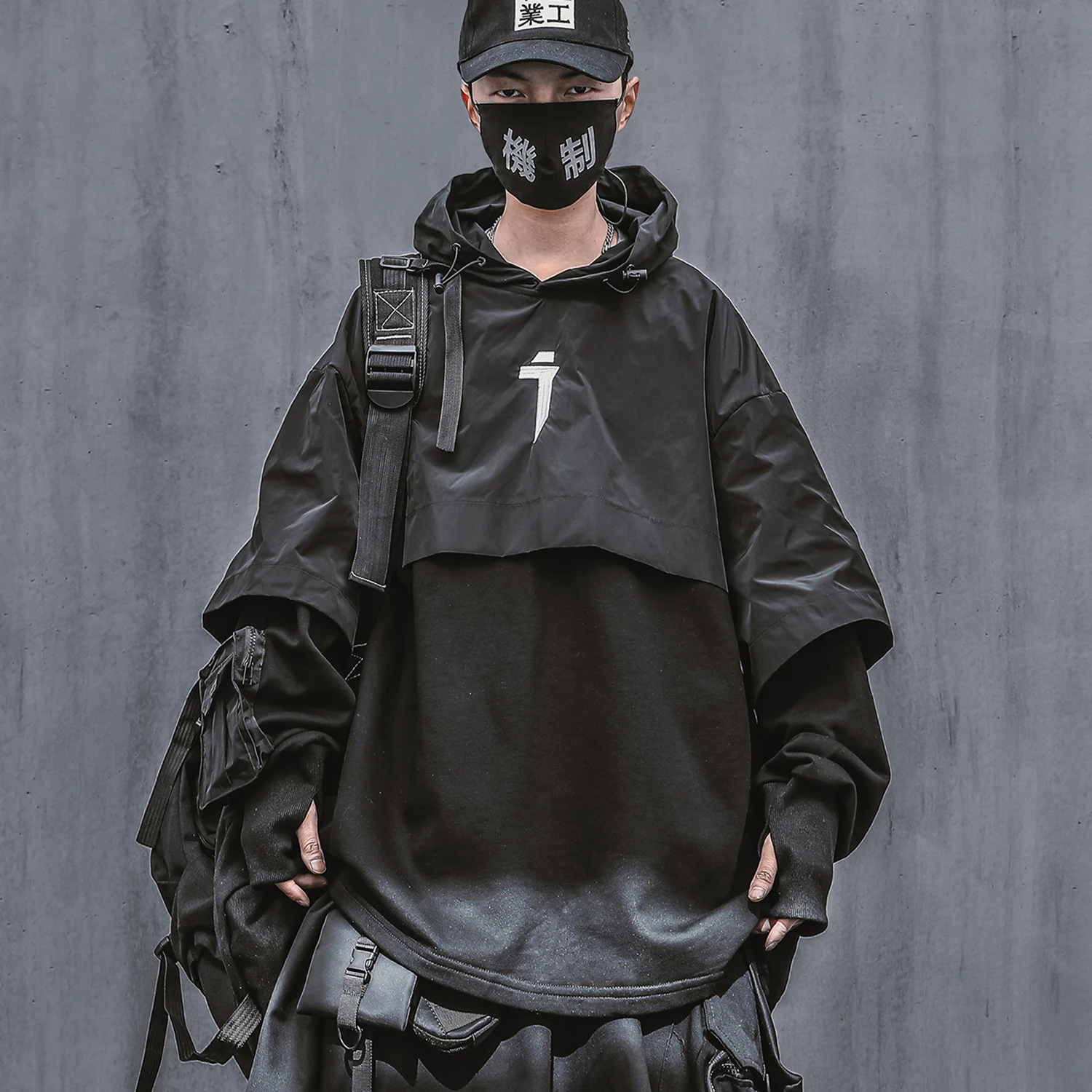 Мужская Уличная одежда Techwear, толстовка с капюшоном и карманами, 2021, модная толстовка с капюшоном
Мужская Уличная одежда Techwear, толстовка с капюшоном и карманами, 2021, модная толстовка с капюшоном