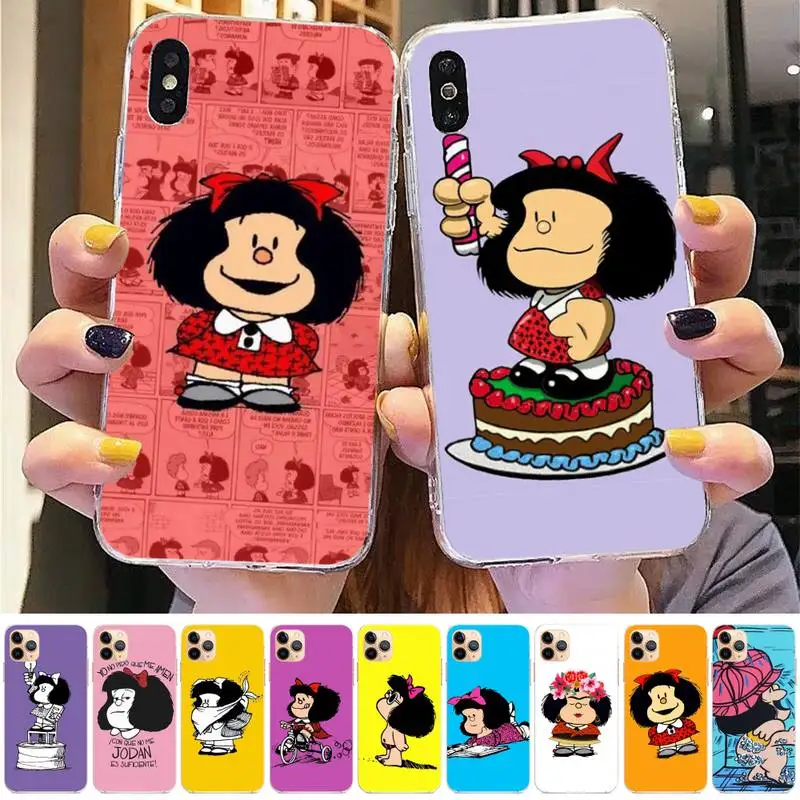 LVTLV Hot Mafalda Phone Case for iPhone 11 12 13 mini pro XS MAX 8 7 6 6S Plus X 5S SE 2020 XR cover
LVTLV Hot Mafalda Phone Case for iPhone 11 12 13 mini pro XS MAX 8 7 6 6S Plus X 5S SE 2020 XR cover