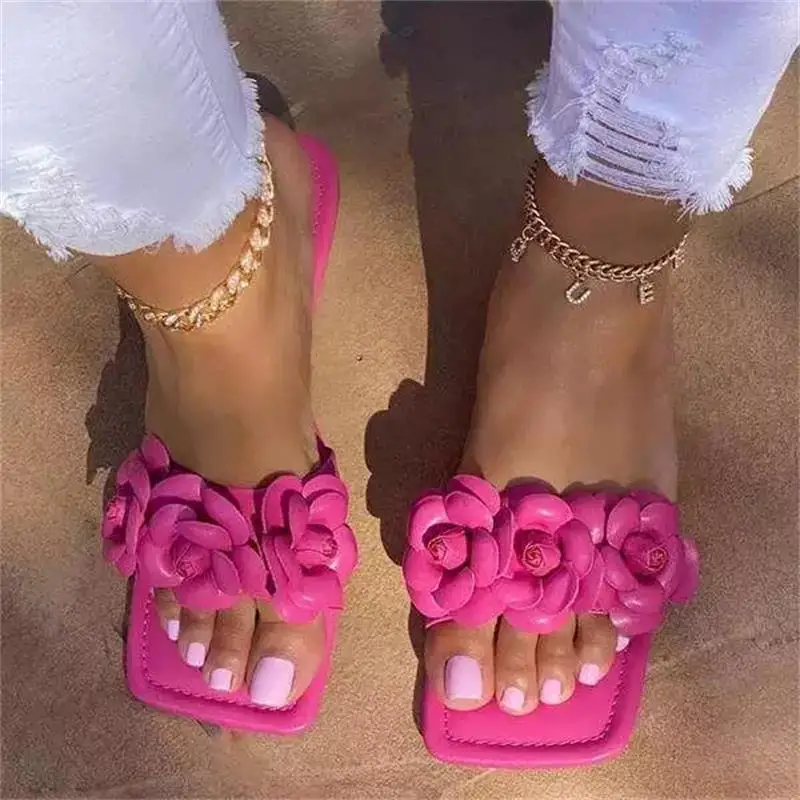 2021 New Women's Shoes Fashion Solid Color PU Square Head Three-dimensional Floral Open Toe Flat Heel Comfortable Sandals KM231
2021 New Women's Shoes Fashion Solid Color PU Square Head Three-dimensional Floral Open Toe Flat Heel Comfortable Sandals KM231