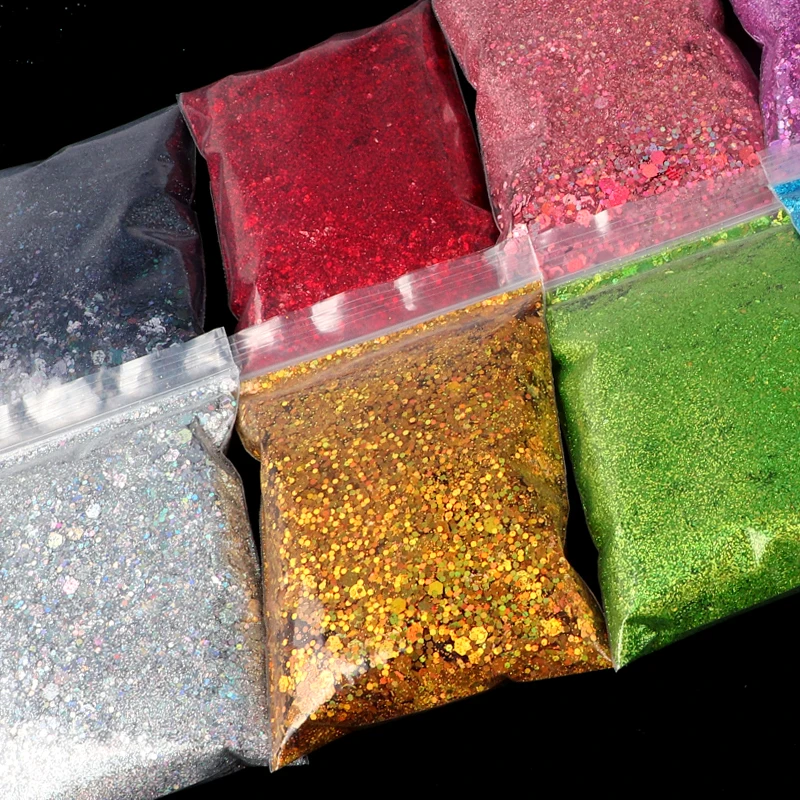 50G Holographic Mixed Hexagon Shape Chunky Nail Glitter Silver Sequins Laser Sparkly Flakes Slices Manicure Nails Art Decoration
50G Holographic Mixed Hexagon Shape Chunky Nail Glitter Silver Sequins Laser Sparkly Flakes Slices Manicure Nails Art Decoration