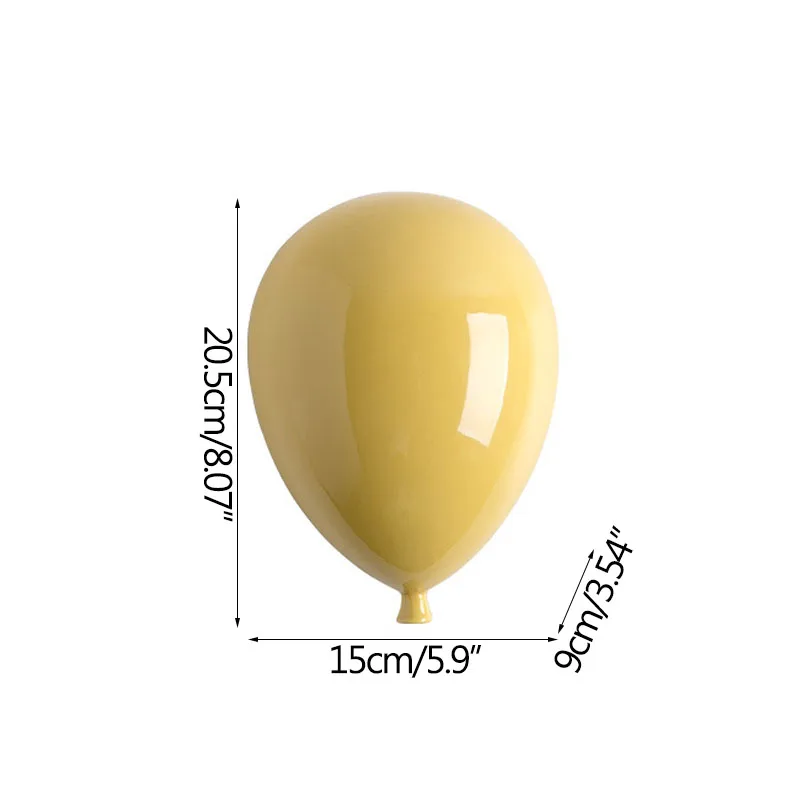 Nordic Minimalism Hanging Balloon Artware Sculpture Home Decoration Accessories Modern Art Ceramic Statue Room Craft Figurine 
Nordic Minimalism Hanging Balloon Artware Sculpture Home Decoration Accessories Modern Art Ceramic Statue Room Craft Figurine