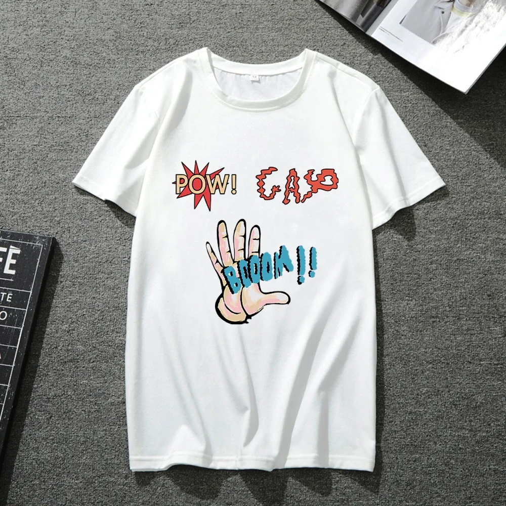 T-shirt Round Neck Men's and Women's Harajuku Style Personality Printing Series Short-sleeved Young Men's and Women's Slim Tops
T-shirt Round Neck Men's and Women's Harajuku Style Personality Printing Series Short-sleeved Young Men's and Women's Slim Tops